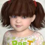 PreT Girls Fringe Hair for Genesis 8 Female(s) PreT Girls Fringe Hair for Genesis 8 Female(s)