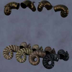 Melantha Horns for Genesis 8 and 8.1 Females Melantha Horns for Genesis 8 and 8.1 Females