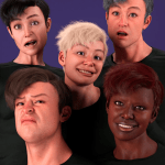 Shades of Emotion Bundle for Genesis 9 Shades of Emotion Bundle for Genesis 9