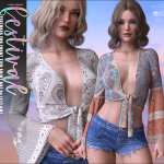 Festival Textures for Front Tied Shirt G8F Festival Textures for Front Tied Shirt G8F