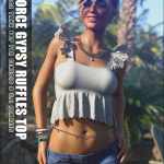 dForce Gypsy Ruffles Top G8G8.1F dForce Gypsy Ruffles Top G8G8.1F