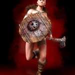 M3DVTO Shield and Axe Ogre Weapons M3DVTO Shield and Axe Ogre Weapons