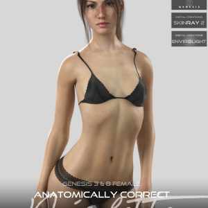 Anatomically Correct: Nicolette for Genesis 3 and Genesis 8 Female Anatomically Correct: Nicolette for Genesis 3 and Genesis 8 Female