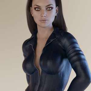 X-Fashion Biker Jacket for Genesis 3 Females X-Fashion Biker Jacket for Genesis 3 Females