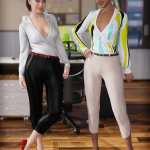 dForce Office Chic Outfit Textures dForce Office Chic Outfit Textures