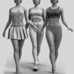 Walk Feminine for Fashion Shows for Genesis 8 and 8.1 Females Walk Feminine for Fashion Shows for Genesis 8 and 8.1 Females