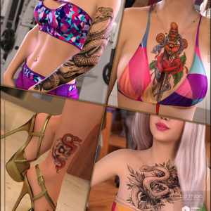 Inked Vol. 30: Just Snakes for Genesis 8 Female(s) Inked Vol. 30: Just Snakes for Genesis 8 Female(s)
