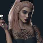 Ribbon Ferreira Hair for Genesis 8 and 8.1 Females Ribbon Ferreira Hair for Genesis 8 and 8.1 Females