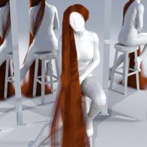 dForce Floor Length Hair for Genesis 8 dForce Floor Length Hair for Genesis 8