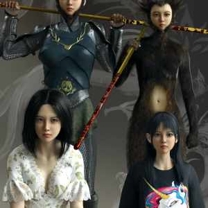 Vo Monkey Sister HD for Genesis 8.1 Female Vo Monkey Sister HD for Genesis 8.1 Female