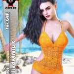 JMR dForce Denise Swimsuit for G8F JMR dForce Denise Swimsuit for G8F
