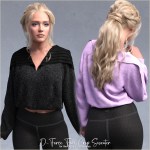 D-Force Fall Crop Sweater for Genesis 9 D-Force Fall Crop Sweater for Genesis 9
