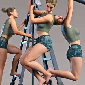 Z Ultimate Hanging and Climbing for Genesis 8 and 9 Z Ultimate Hanging and Climbing for Genesis 8 and 9