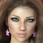 Flower Earrings for Genesis 8 Females Flower Earrings for Genesis 8 Females