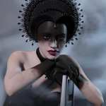 dForce Dark Wave Fantasy French Hood for Genesis 8.1 Female dForce Dark Wave Fantasy French Hood for Genesis 8.1 Female