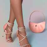 Sunset Stilettos and Purse for Genesis 8 and 8.1 Females Sunset Stilettos and Purse for Genesis 8 and 8.1 Females
