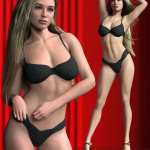 Z Lingerie Model Shape and Pose Mega Set for Genesis 9 Z Lingerie Model Shape and Pose Mega Set for Genesis 9