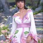 dForce Koharu Kimono for Genesis 8 Female dForce Koharu Kimono for Genesis 8 Female