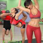 Z Yoga and Stretching Pose Mega Set Z Yoga and Stretching Pose Mega Set