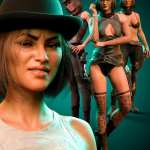 M3D Western Outfit, Hat/Hair, and Weapon for Genesis 8 and 8.1 Female M3D Western Outfit, Hat/Hair, and Weapon for Genesis 8 and 8.1 Female