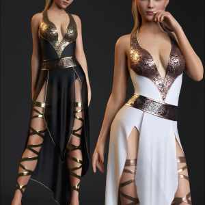 dForce Greek Princess Outfit Set for Genesis 8 and 8.1 Females dForce Greek Princess Outfit Set for Genesis 8 and 8.1 Females