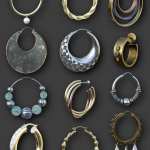 Hoop Earrings Collection for Genesis 8 and 8.1 Females Hoop Earrings Collection for Genesis 8 and 8.1 Females