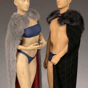 dForce Classic Fur Cape for Genesis 8 dForce Classic Fur Cape for Genesis 8
