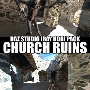 Church Ruins – DAZ Studio Iray HDRI Pack Church Ruins – DAZ Studio Iray HDRI Pack