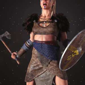 dForce Frida Viking Outfit for Genesis 8 Female dForce Frida Viking Outfit for Genesis 8 Female