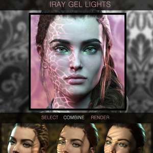 Metallic Gel Portrait Lighting for Iray Metallic Gel Portrait Lighting for Iray