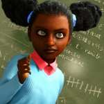 Double Puff Afro Puff Hair Style for Genesis 8 Females Double Puff Afro Puff Hair Style for Genesis 8 Females