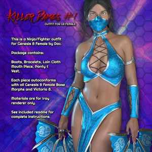 Exnem Killer Dames 1 Outfit for G8 Female Exnem Killer Dames 1 Outfit for G8 Female