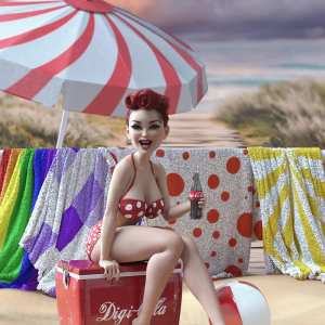 Summer Vibes Vintage Props with dForce Summer Vibes Vintage Props with dForce