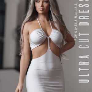 dForce Ultra Cut Dress for G8 and 8.1F dForce Ultra Cut Dress for G8 and 8.1F