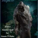 dForce Hooded Cloak for G8M dForce Hooded Cloak for G8M