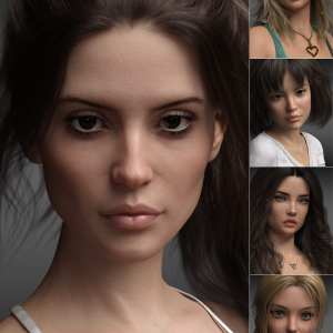 Gorgeous Morphs for Josephene 8 Gorgeous Morphs for Josephene 8