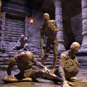 Risen Mummy Poses for Genesis 8 Male and Mummy HD Risen Mummy Poses for Genesis 8 Male and Mummy HD