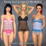 Flirty Girl Lingerie Bundle For G8F Flirty Girl Lingerie Bundle For G8F