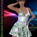 dForce Skater Dress for Genesis 8 Female dForce Skater Dress for Genesis 8 Female