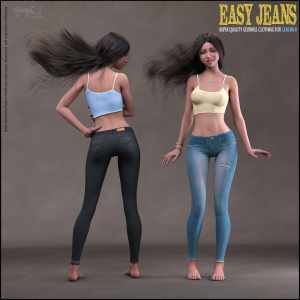 Easy Jeans for Genesis 8 Easy Jeans for Genesis 8