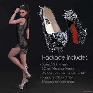 Spiked&Shiny Heels Spiked&Shiny Heels