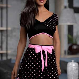 dForce Exes and Bows Outfit for Genesis 8 Female(s) dForce Exes and Bows Outfit for Genesis 8 Female(s)