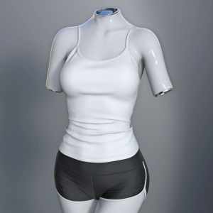 dForce SU Shorts Vest Suit for Genesis 9, 8.1, and 8 Female dForce SU Shorts Vest Suit for Genesis 9, 8.1, and 8 Female