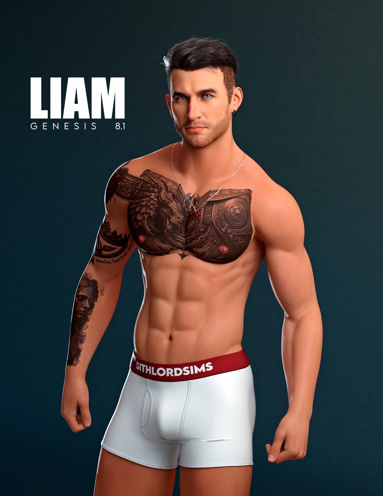 Liam for Genesis 8.1 Male Liam for Genesis 8.1 Male