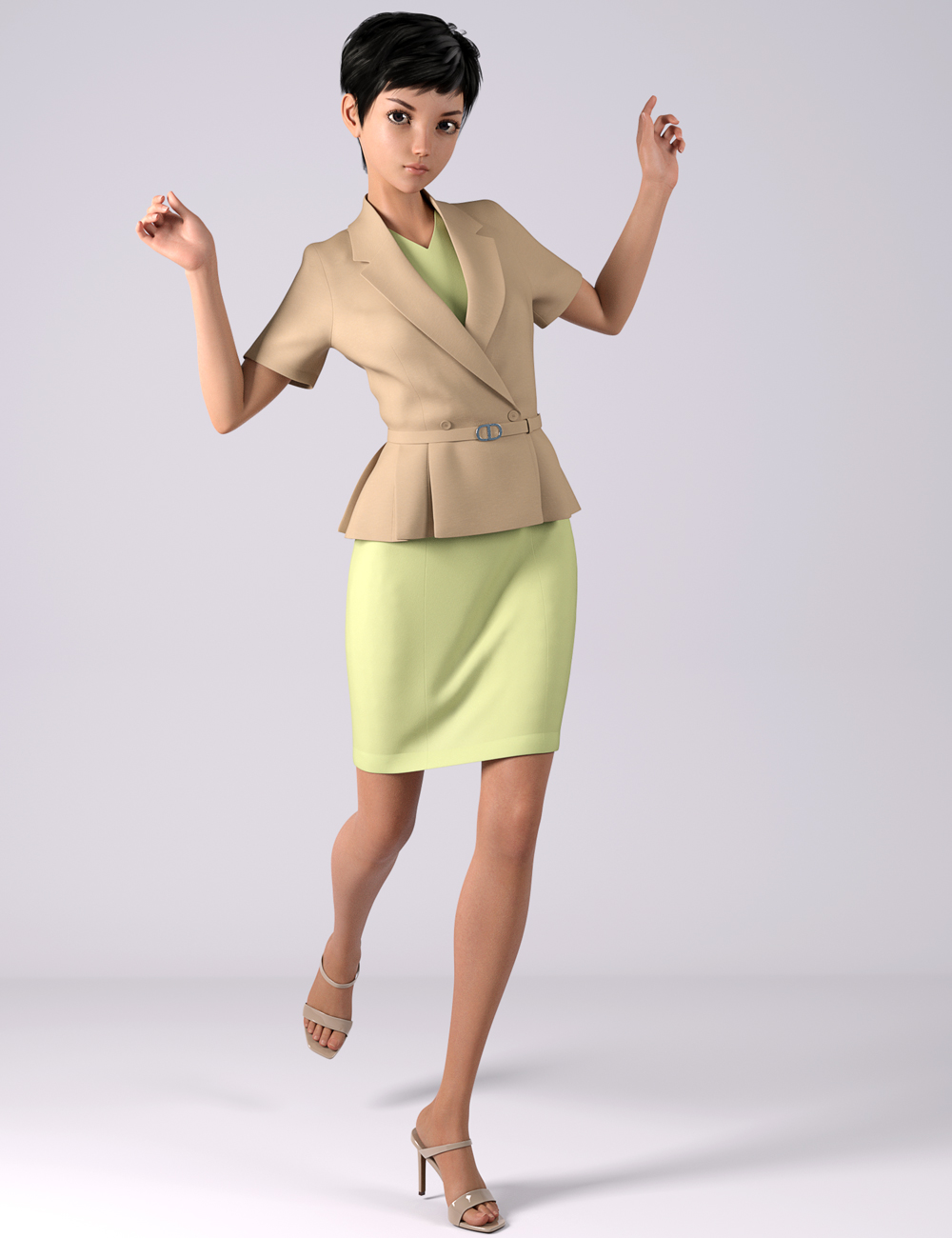 dForce HnC Summer Office Outfits for Genesis 8.1 Females dForce HnC Summer Office Outfits for Genesis 8.1 Females