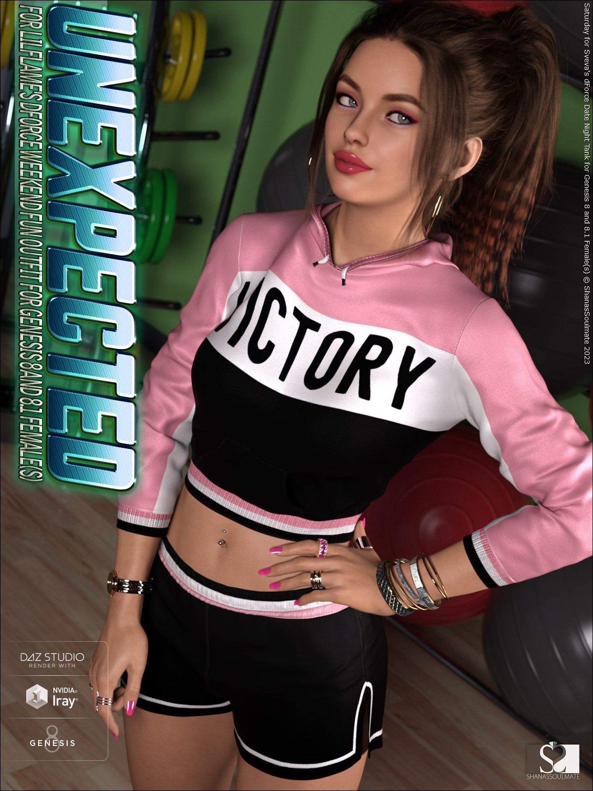 Unexpected for Weekend Fun Outfit for Genesis 8 and 8.1 Female Unexpected for Weekend Fun Outfit for Genesis 8 and 8.1 Female