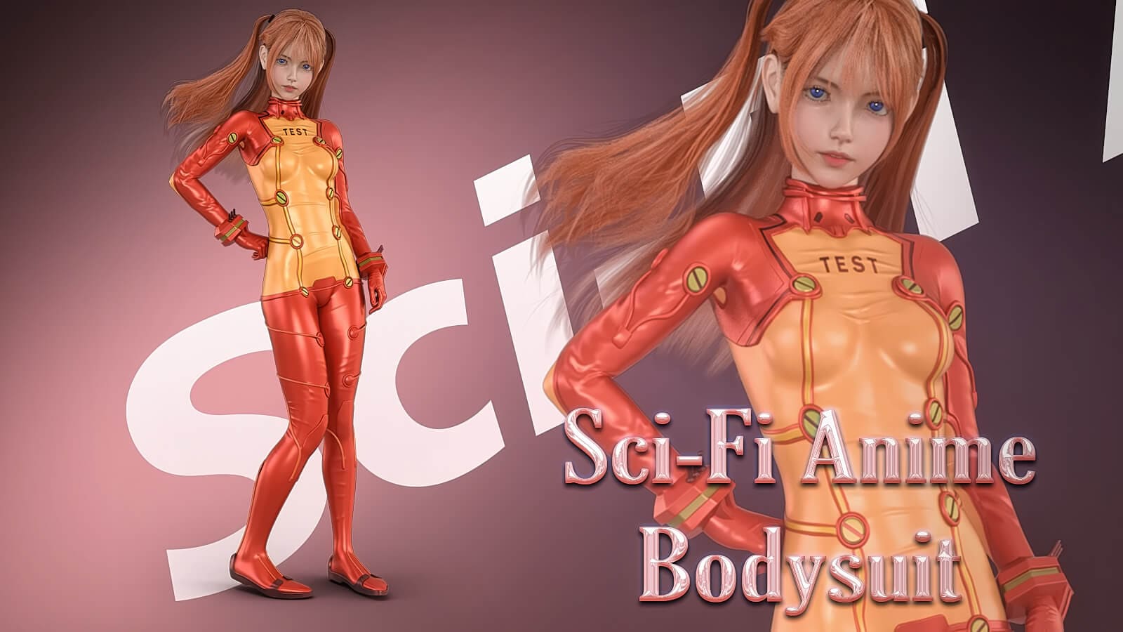 Asuka – Sci-Fi Anime Bodysuit for G8F Asuka – Sci-Fi Anime Bodysuit for G8F