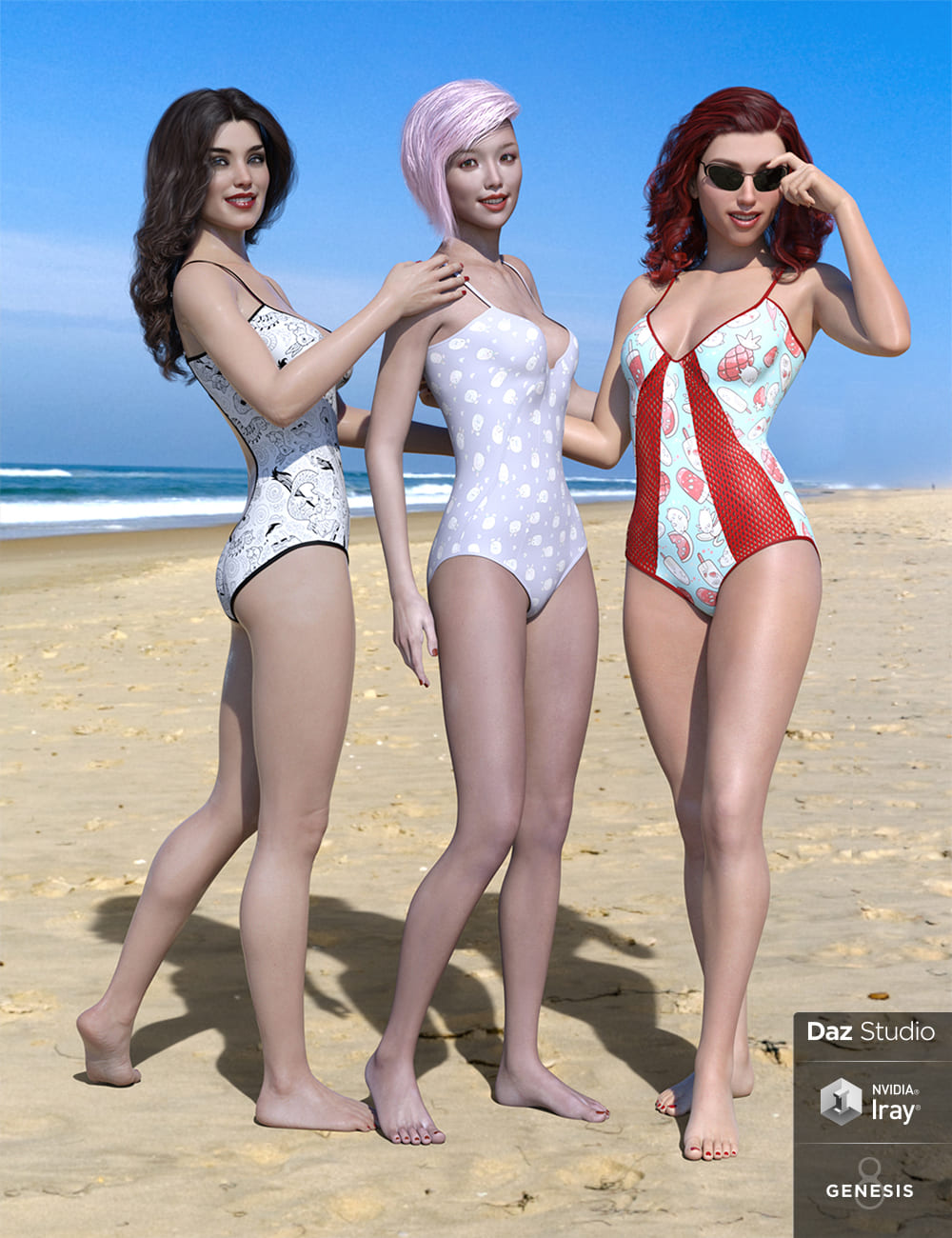 Dixie Swimwear for Genesis 8 Female(s) Dixie Swimwear for Genesis 8 Female(s)