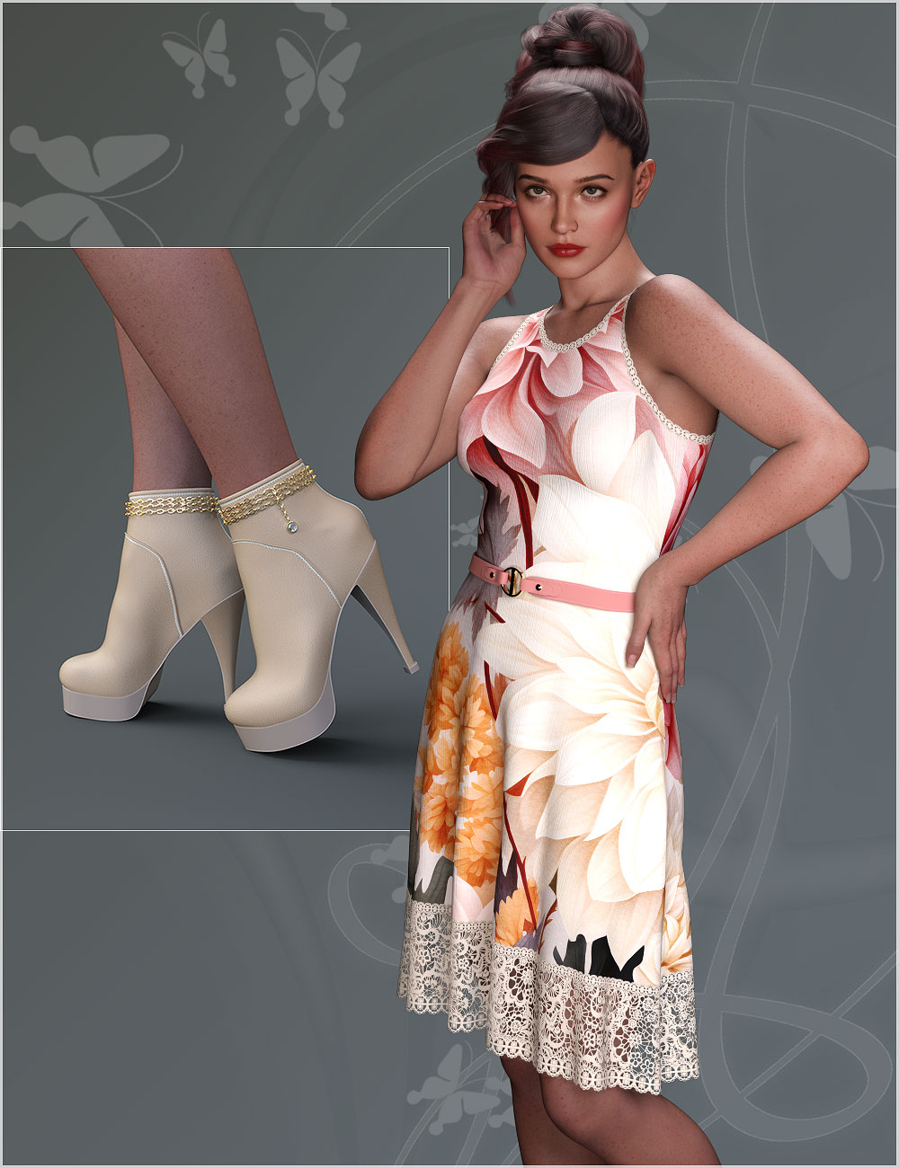 dForce Eden Outfit for Genesis 9 dForce Eden Outfit for Genesis 9