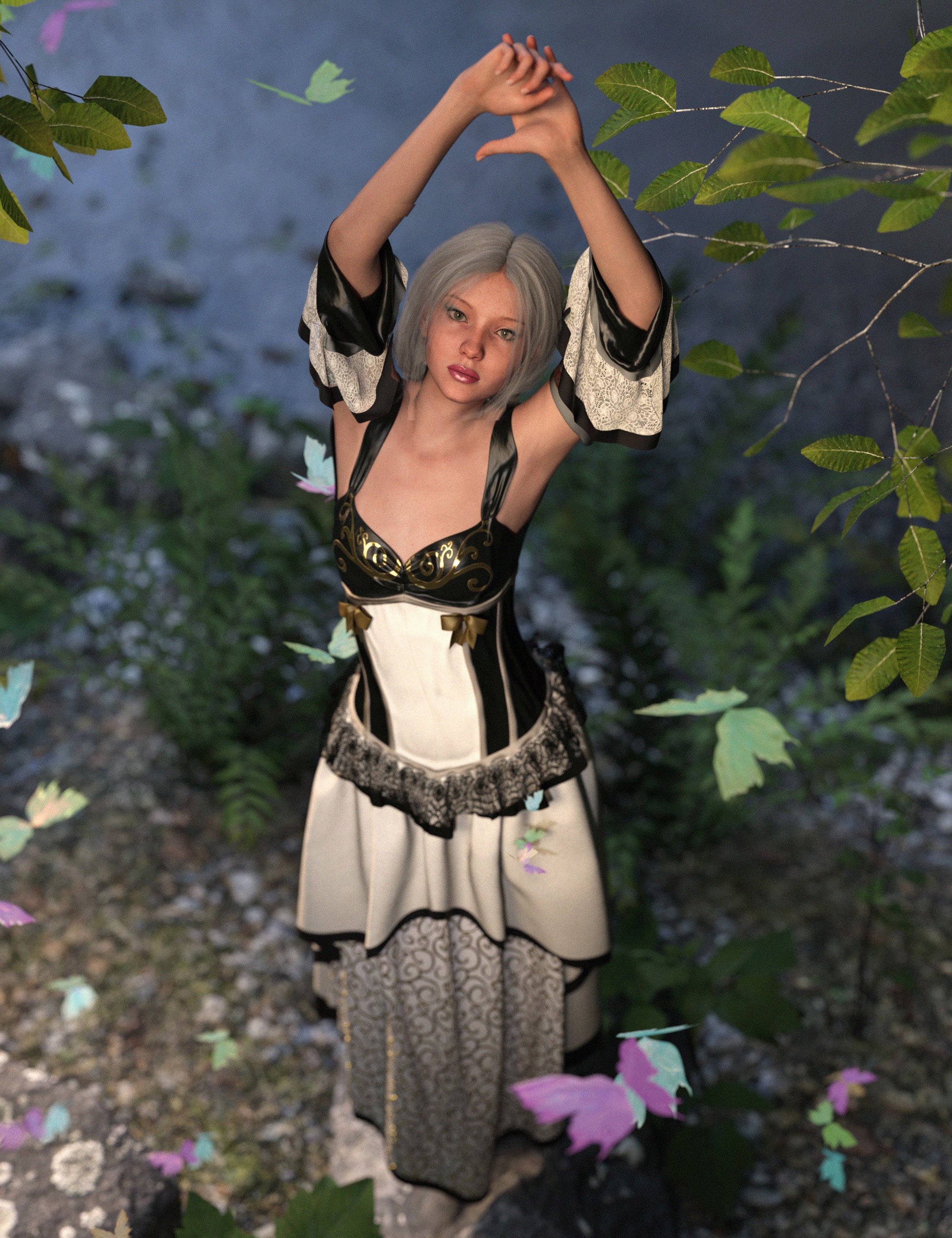 Texture Expansion for dForce Multi-Style Fairy Outfit for Genesis 9 Texture Expansion for dForce Multi-Style Fairy Outfit for Genesis 9